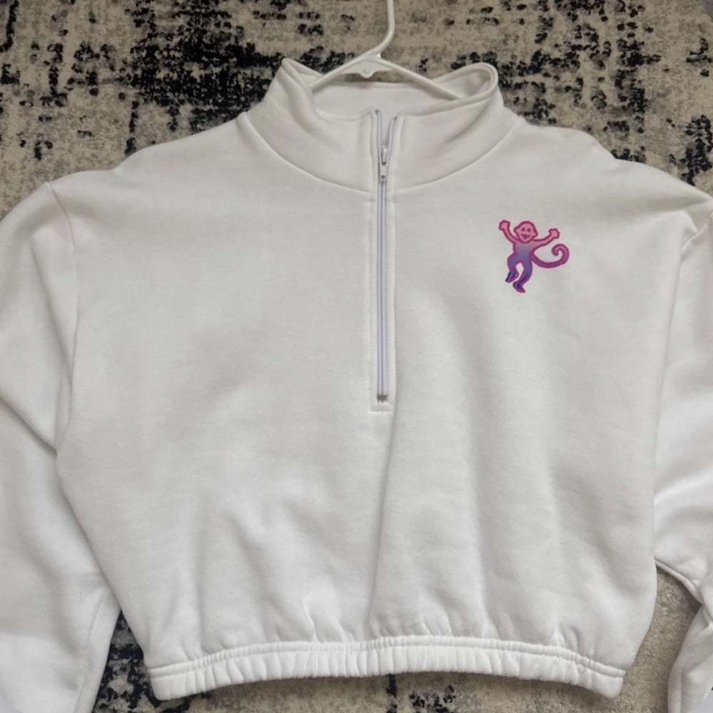Roller Rabbit Women's White and Purple/Pink Sweatshirt